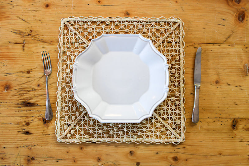 Woven Placemat - Rose Stitch