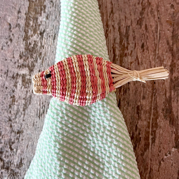 Fish napkin store rings