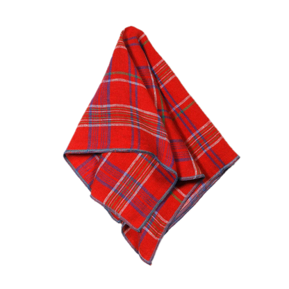 Red & Blue Plaid Napkins - Set of 4