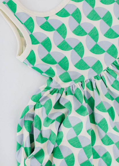 Sleeveless Twirl Dress - Retro Twirl