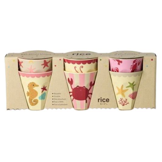 Ocean Melamine Cups - Set of 6