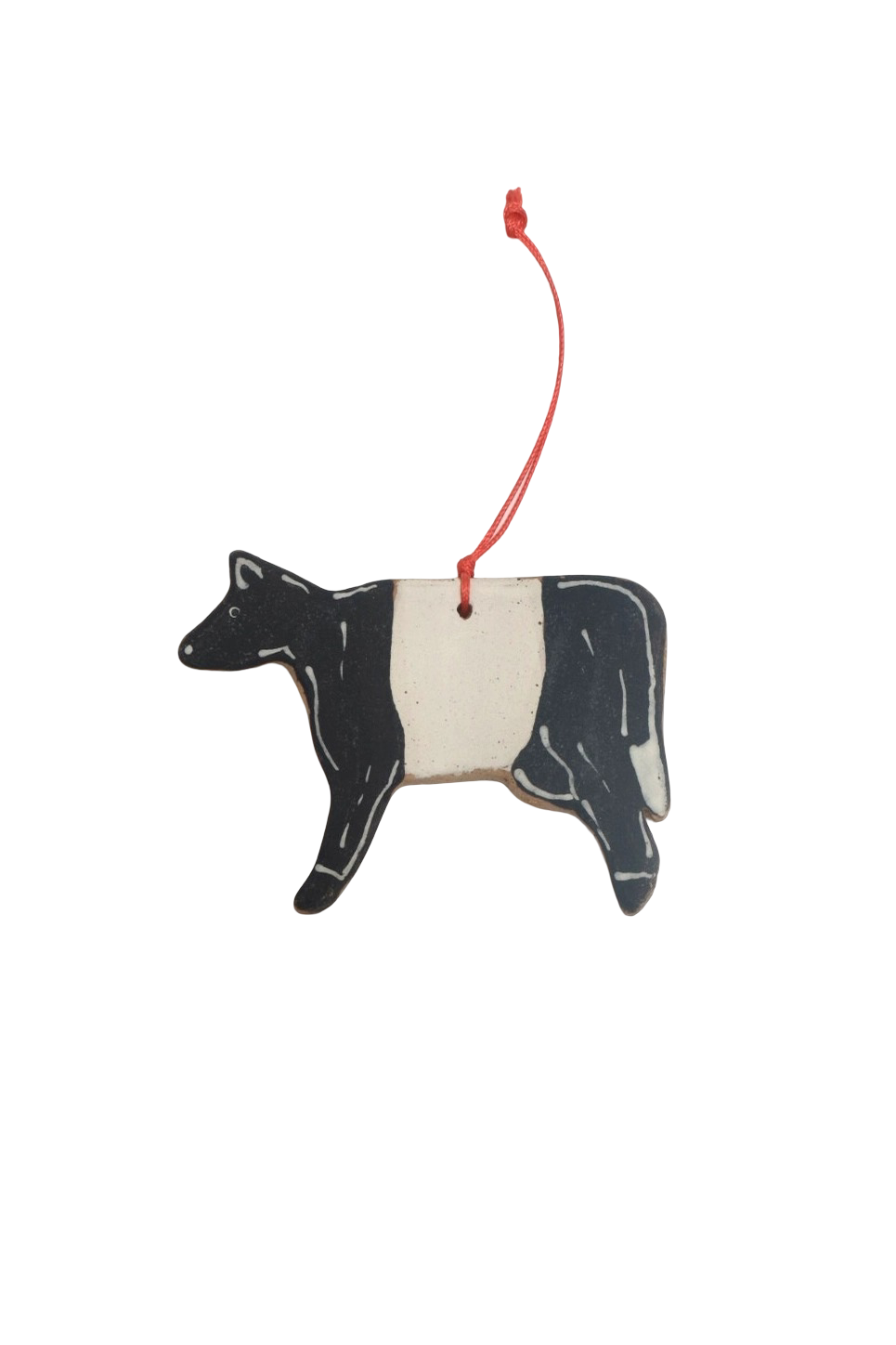 Ceramic Cow Ornament