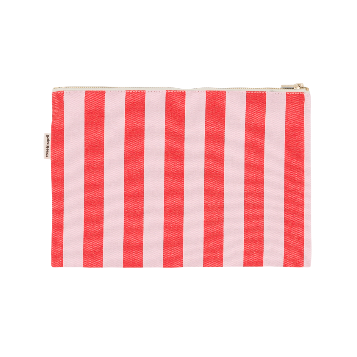 Large Zip Pouch - Stripes