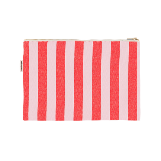 Large Zip Pouch - Stripes