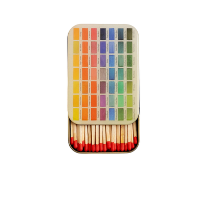Matches in Tin - Nomenclature of Colours