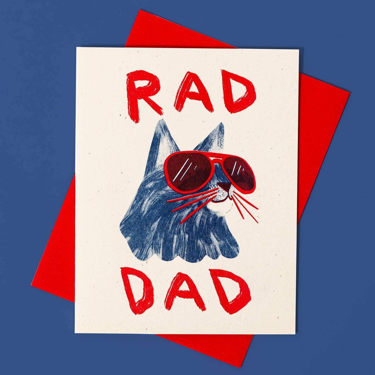 Rad Dad Risograph Card