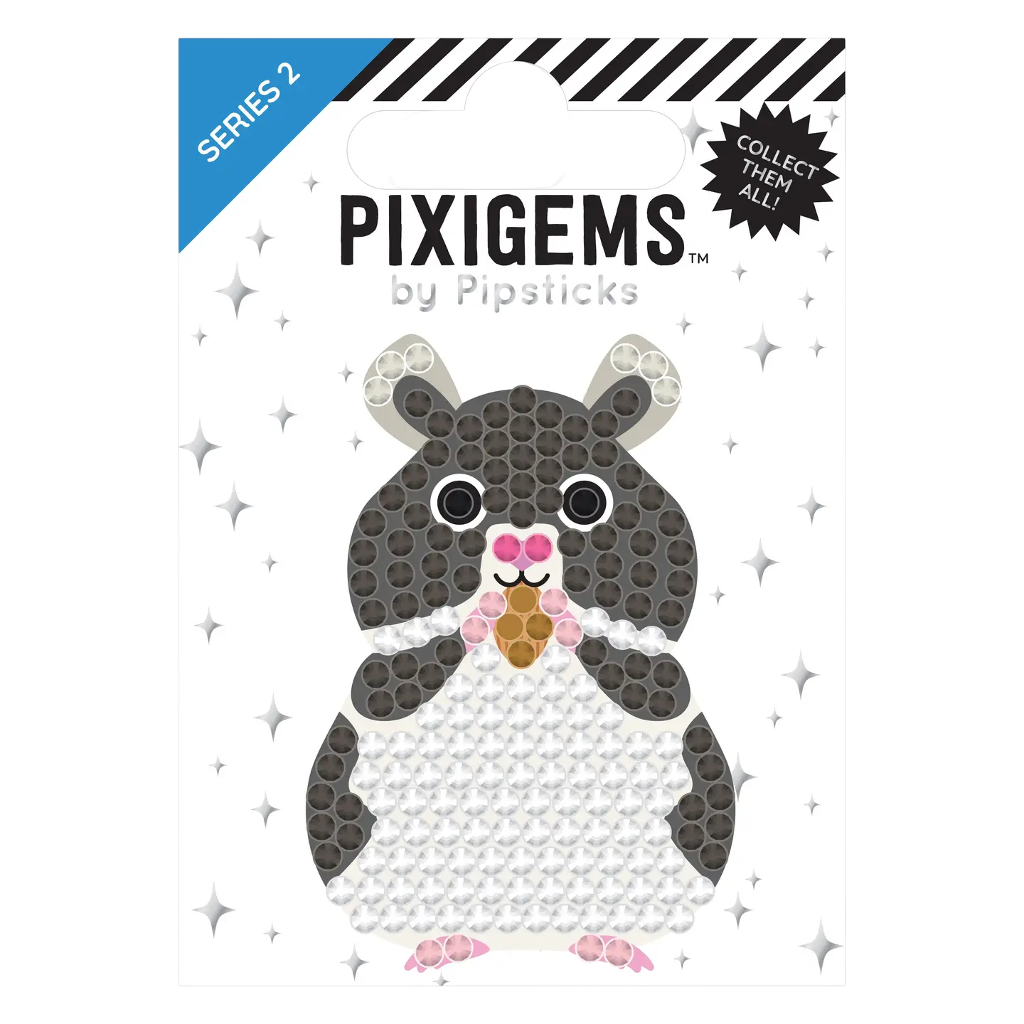 Hugo Hamster Pixigem Sticker