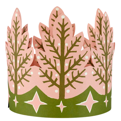 Set of Six Paper Party Coronets
