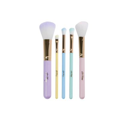5-Piece Rainbow Makeup Brush Set