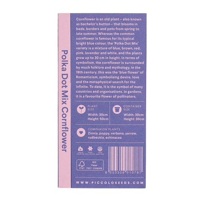 Italian Flower Seed Packets
