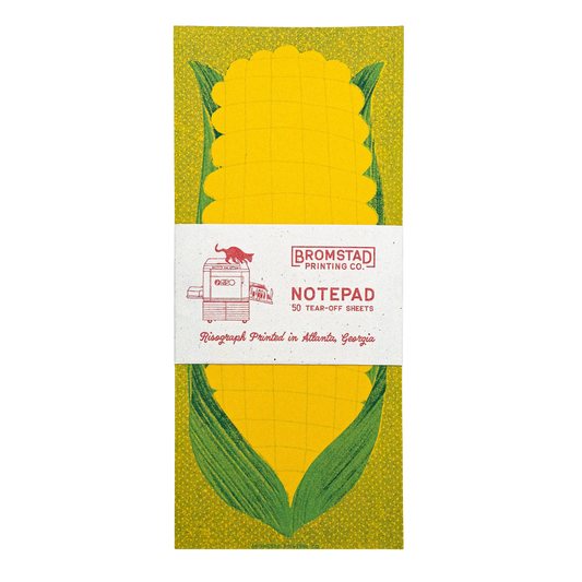 Corn Risograph Notepad