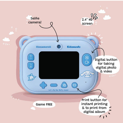 Sanrio Cinnamoroll Print Camera Kit