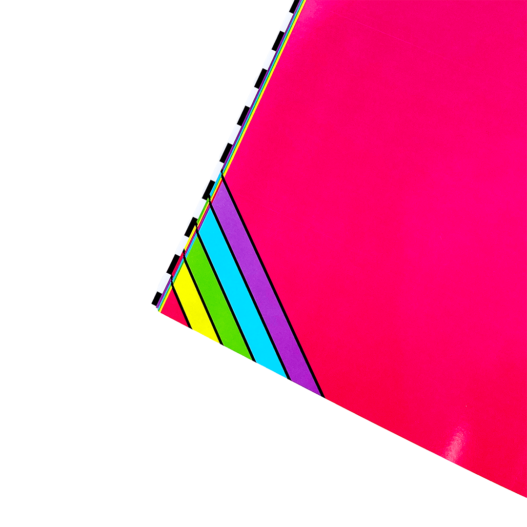 Retro Rainbow Sticker Collector Book