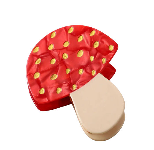 Mushroom Hair Clip