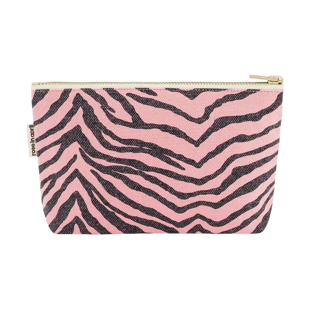 Small Cosmetic Pouch - Zebra