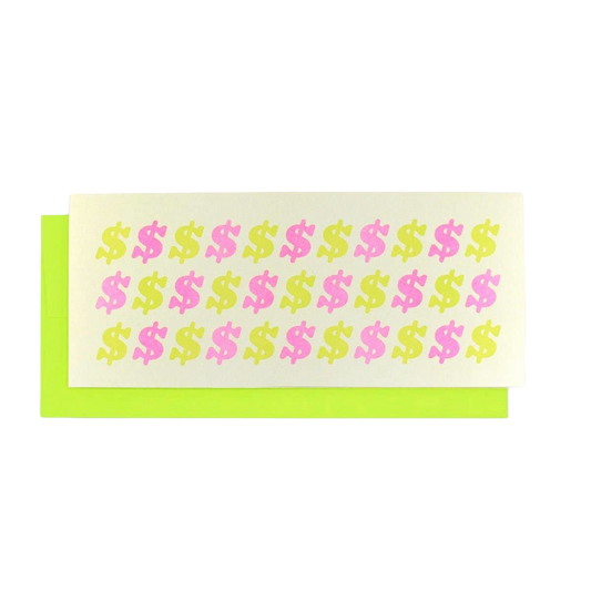 Cha-Ching! Risograph Card