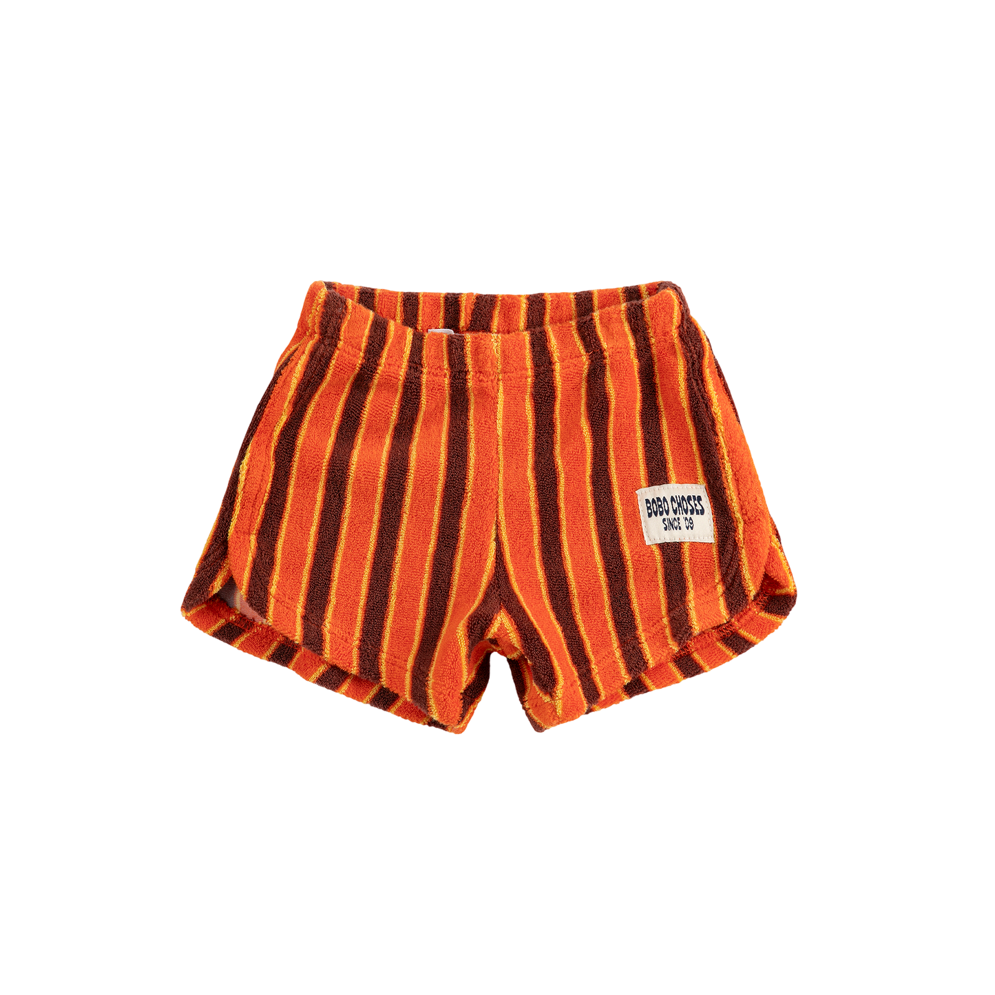 Striped Brick Terry Cloth Baby Shorts