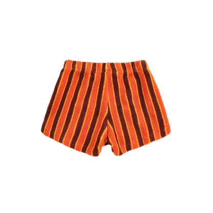 Striped Brick Terry Cloth Baby Shorts