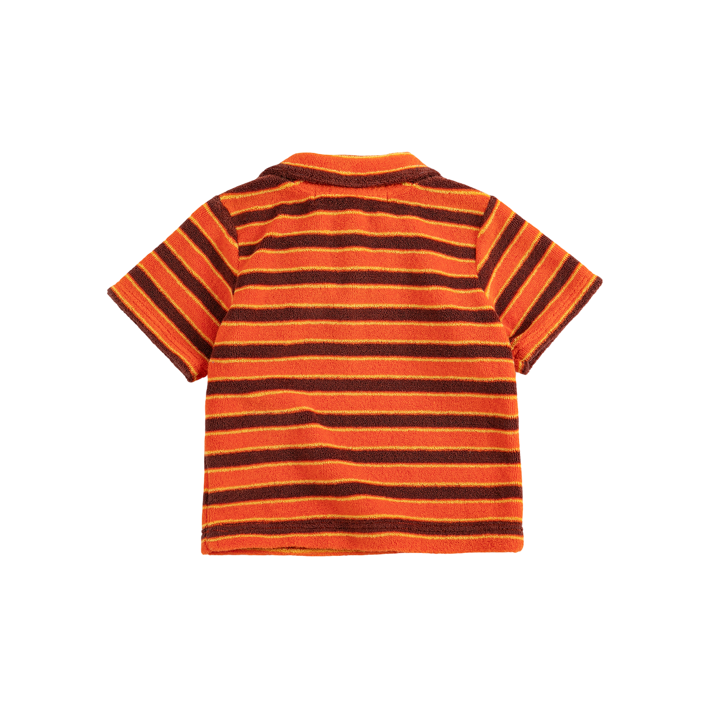 Striped Brick Terry Cloth Baby Polo