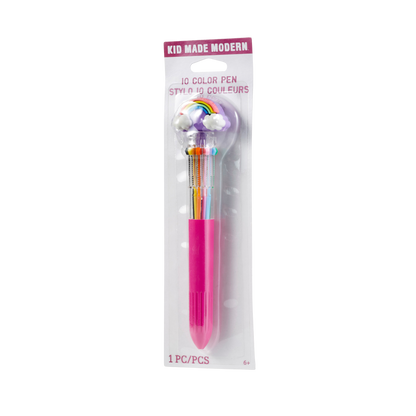 10 Color Pen w/ Rainbow Topper