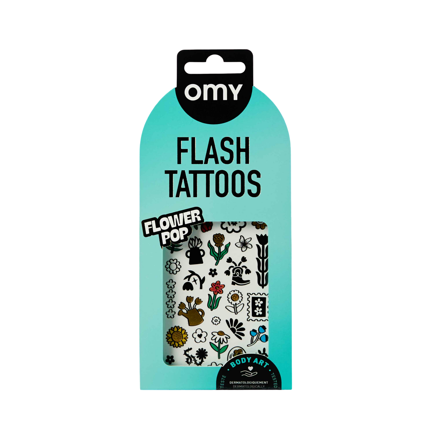 Flash Temporary Tattoos - Flower Power
