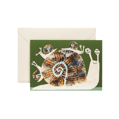 Snail Family Card