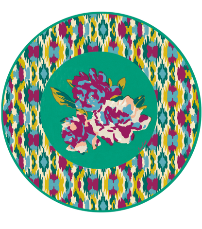 Dali' Peony Placemat - Jade
