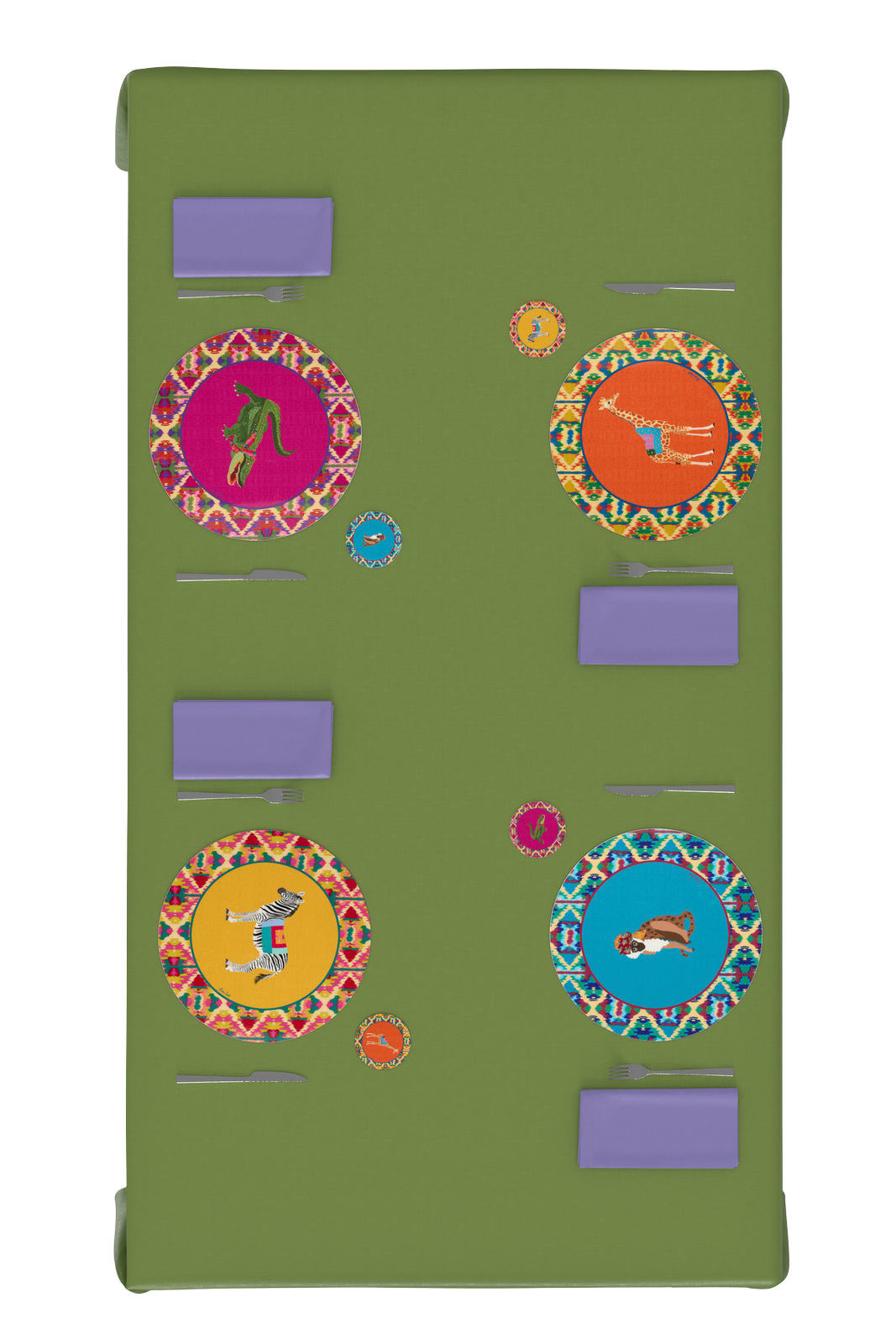Sarafikat Placemat - Fuchsia