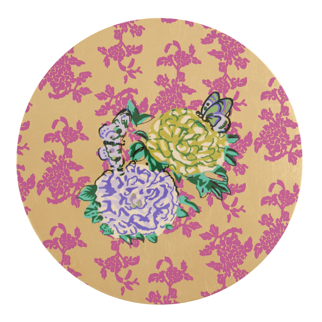 Gold Foil Placemat - Kandem Queen Magenta