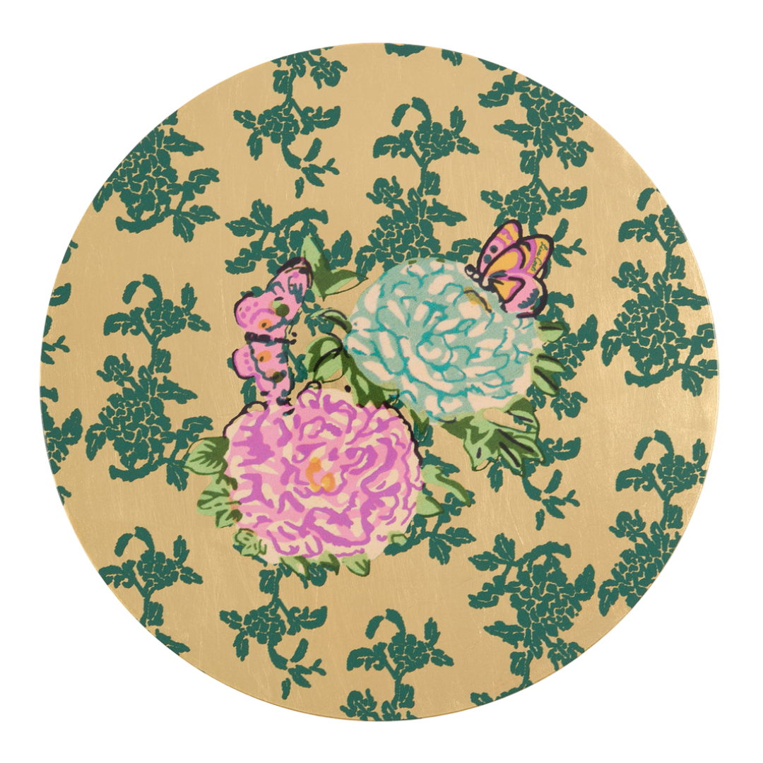 Gold Foil Placemat - Kandem Queen Peacock