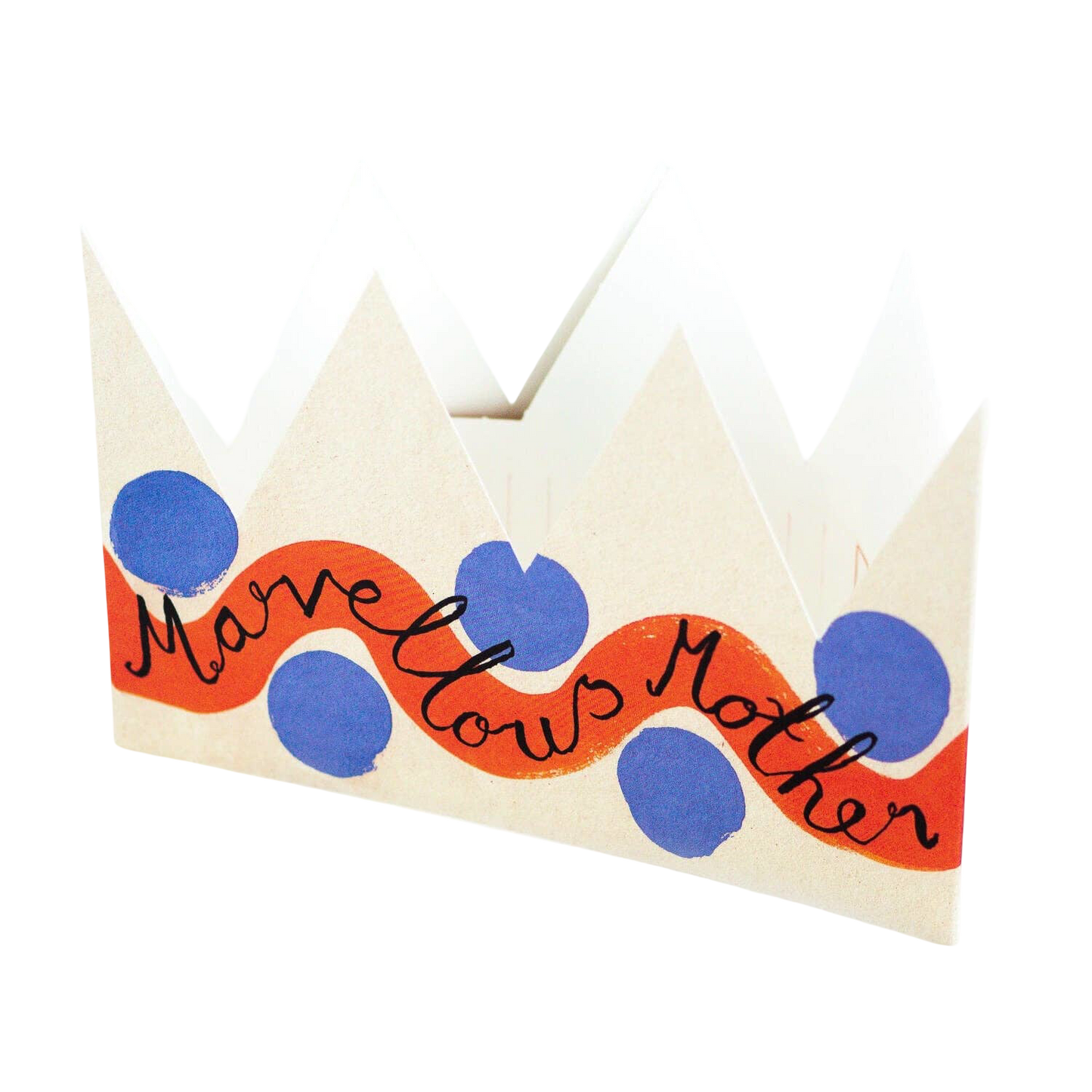 Marvellous Mother Party Hat Card