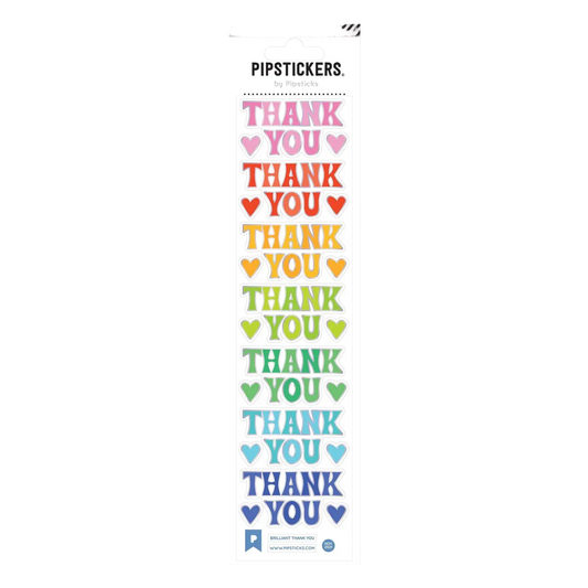 Brilliant Thank You Stickers