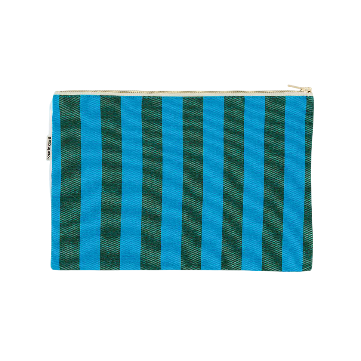 Large Zip Pouch - Stripes