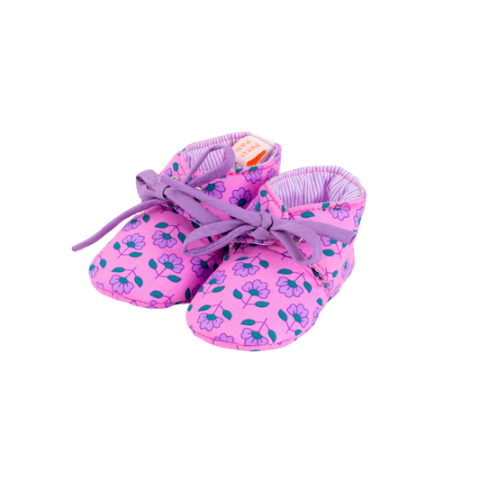 Baby Booties - Pink Alisha