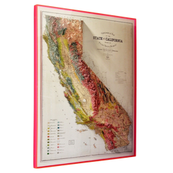 1916 State of California Geological Map Print
