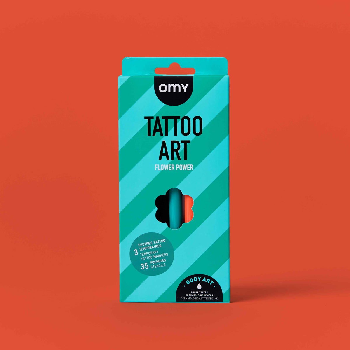 Temporary Tattoo Art Kit - Flower Power