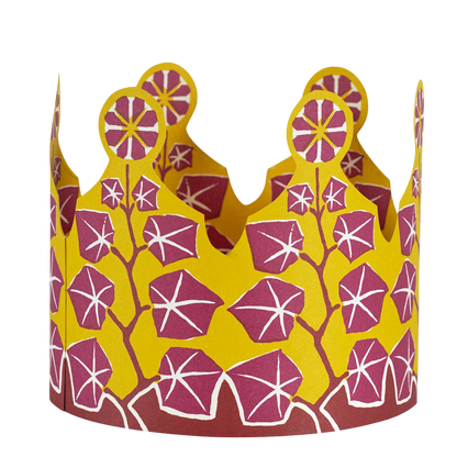 Set of Six Paper Party Coronets