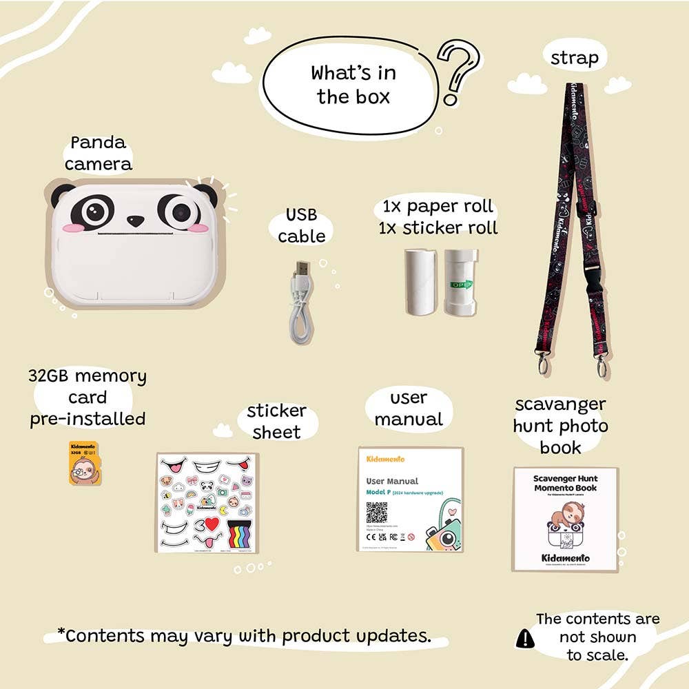 Panda Print Camera Kit