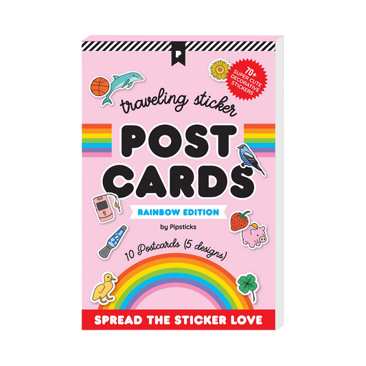Rainbow Edition Traveling Postcard Book