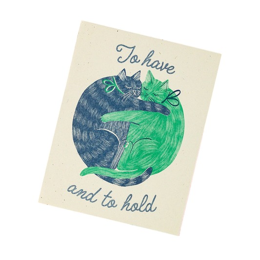 To Have And To Hold Risograph Card