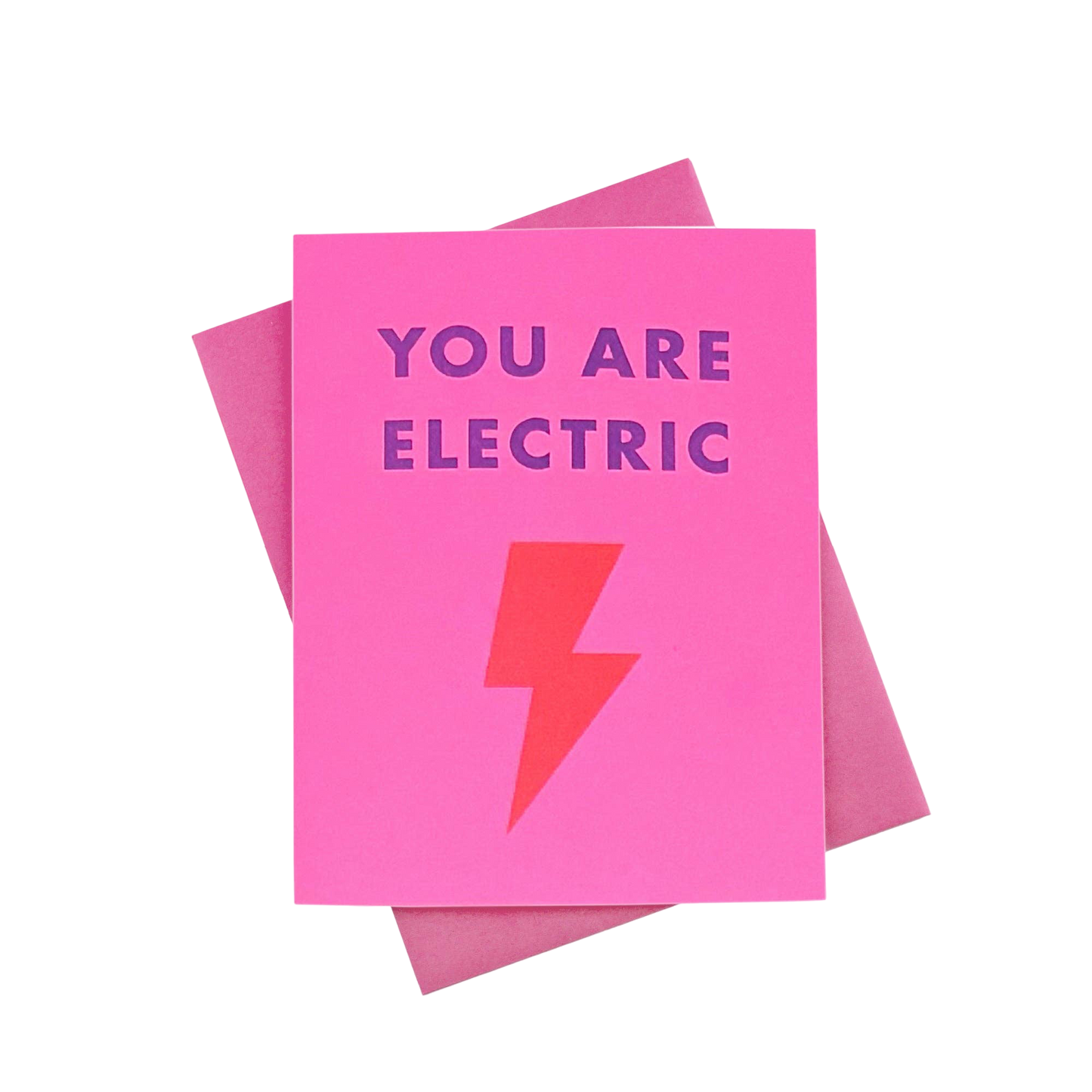 You Are Electric Risograph Card