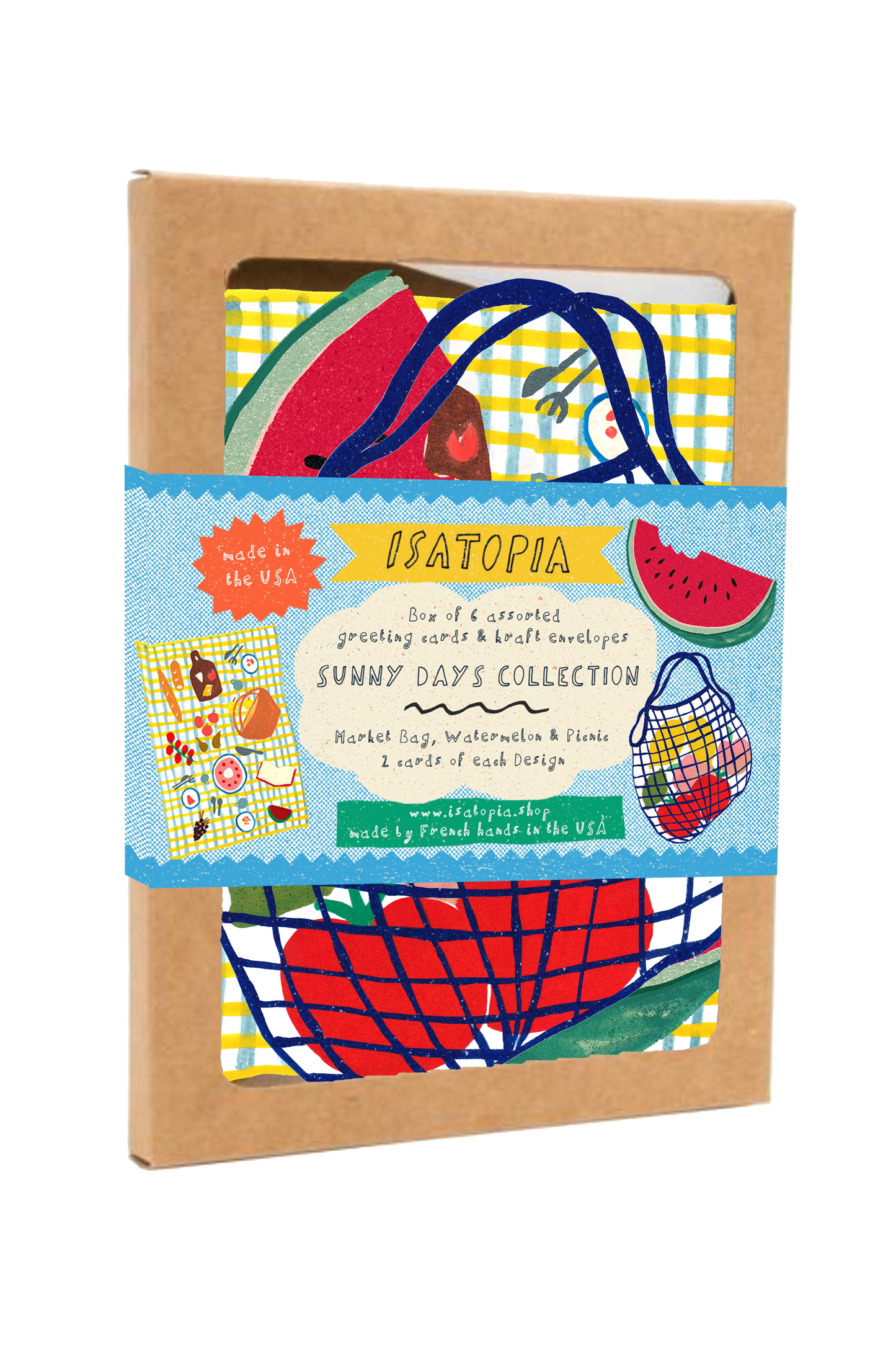 Sunny Days Cards - Set of 6