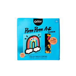 Rainbow Pom Pom Art Kit