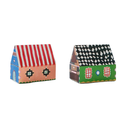 House Shaped Matchbook & Matches Set