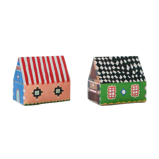 House Shaped Matchbook & Matches Set