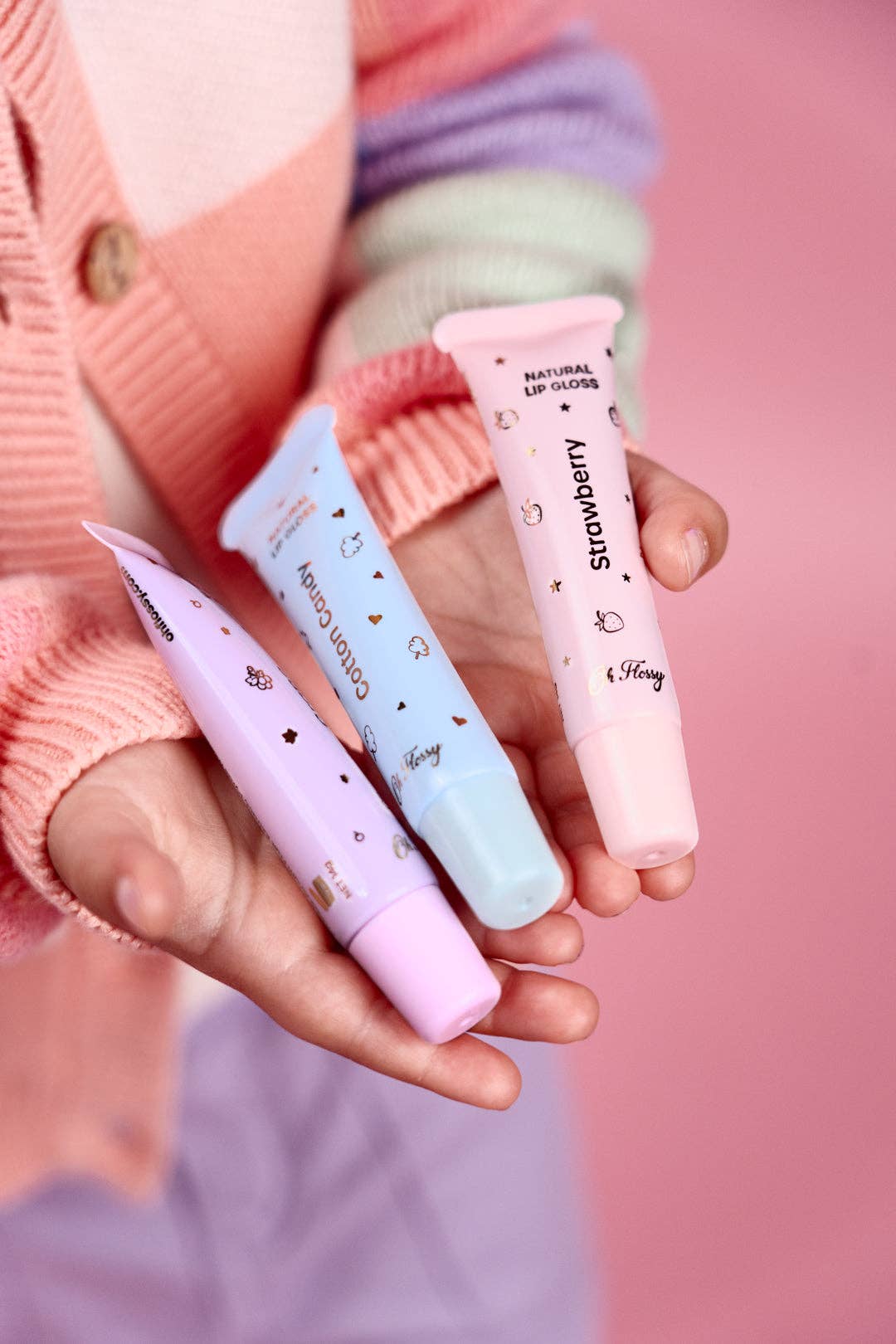 Natural Lip Gloss - Set of 3