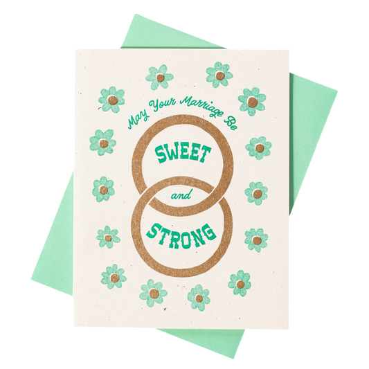 Sweet & Strong Marriage Card