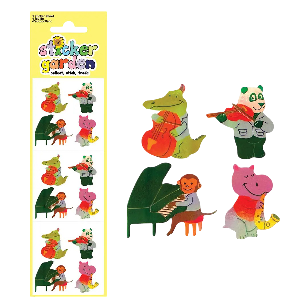 Jewel Jazz Animals Stickers