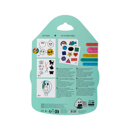 Montessori Sticker Book - Shapes