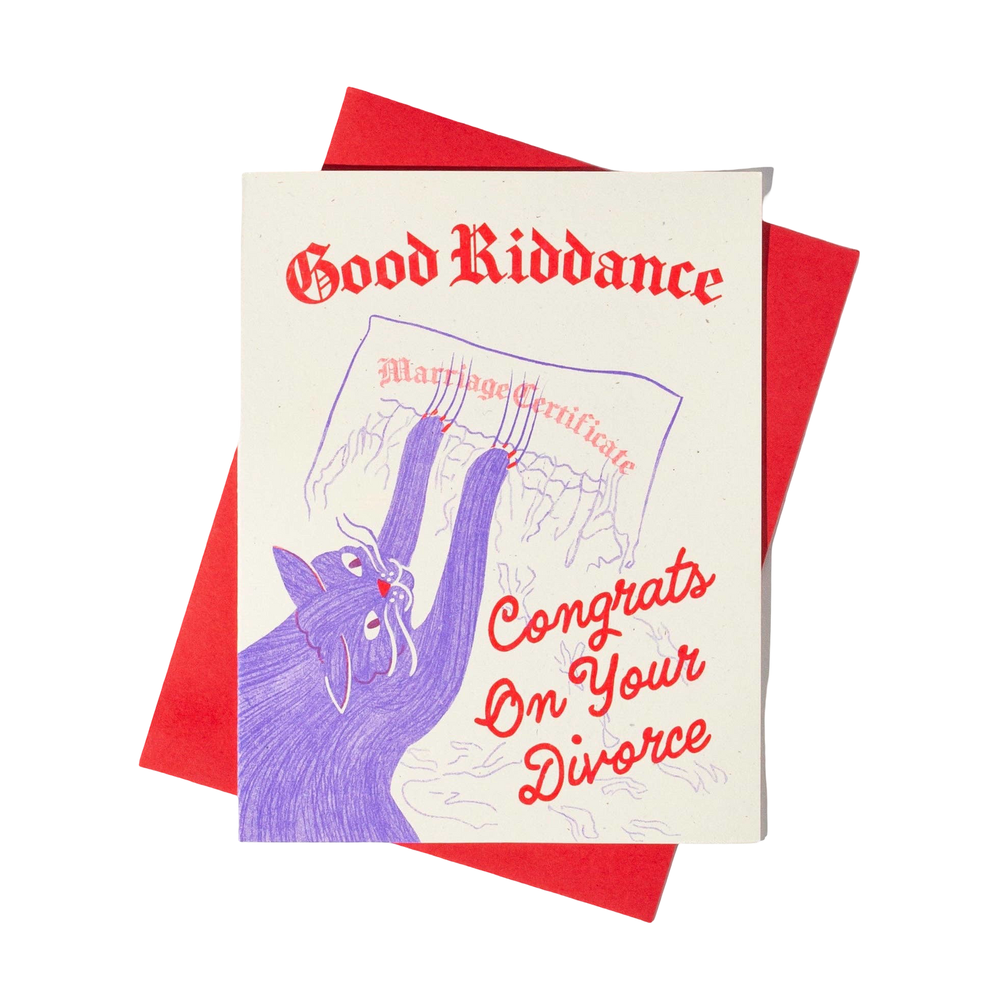 Good Riddance Card
